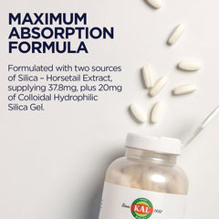 Horsetail herb and silica gel ingredients