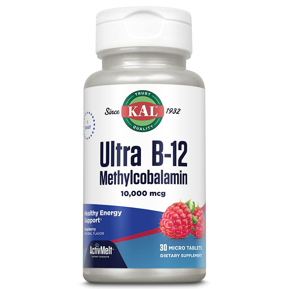 KAL Ultra B12 10,000 mcg methylcobalamin micro tablets
