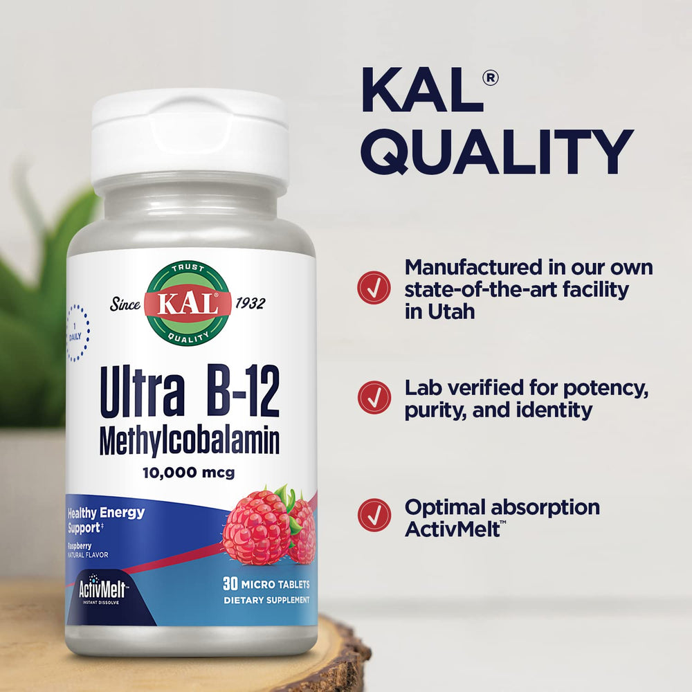 Vitamin B-12 supporting energy, metabolism and nerve function