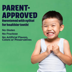 Product label showing whole-food ingredients like tomatoes, carrots, and broccoli