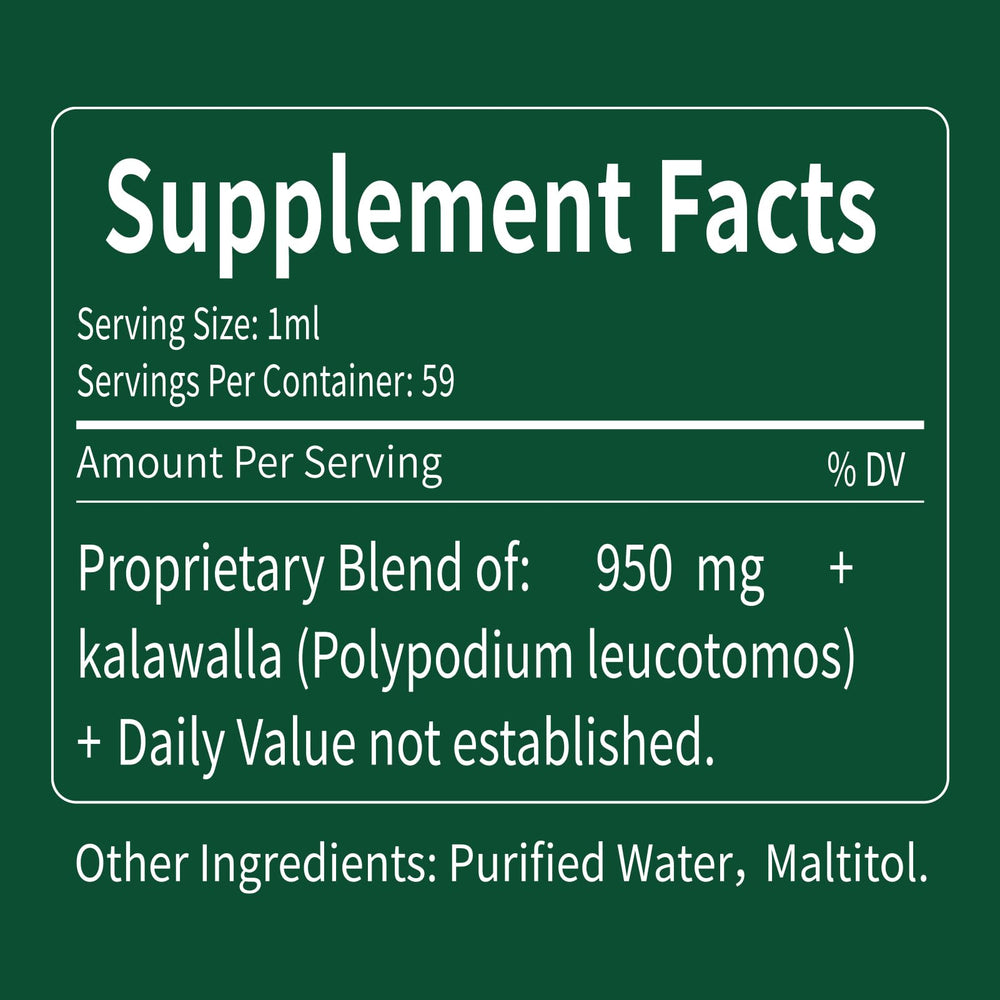 On-the-go use of Kalawalla Root Extract Drops stirred into water