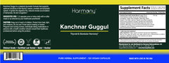 Kanchnar Guggul ingredients panel
