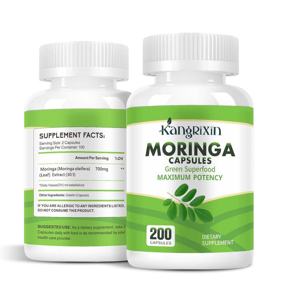 Box of KangRiXin Moringa Capsules with packaging