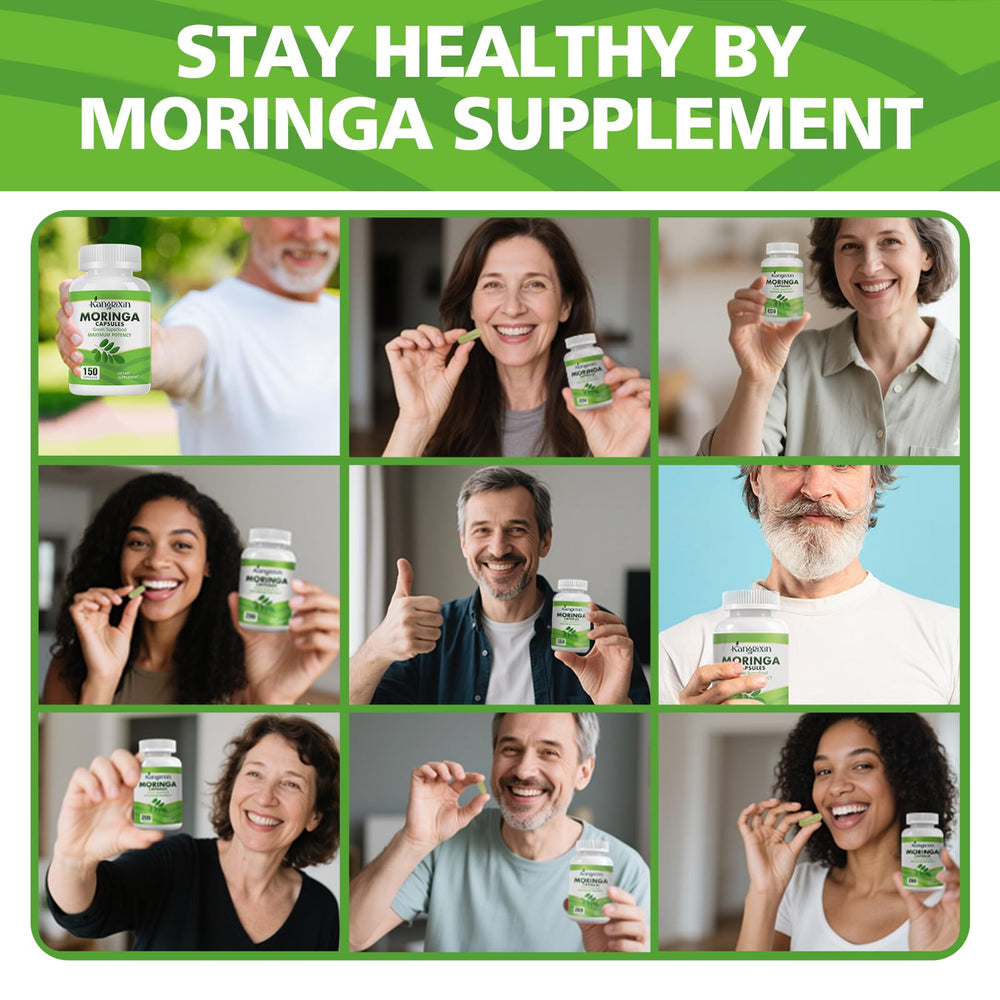Lifestyle image of healthy living with Moringa capsules