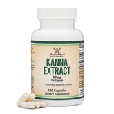 Front bottle of KannaEast Sceletium tortuosum supplement 50mg, 120 capsules