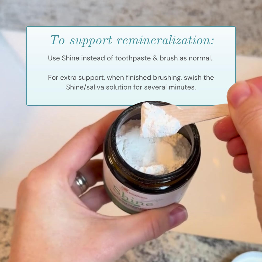 Ingredients: kaolin clay, xylitol, baking soda, and Microcrystalline Hydroxyapatite