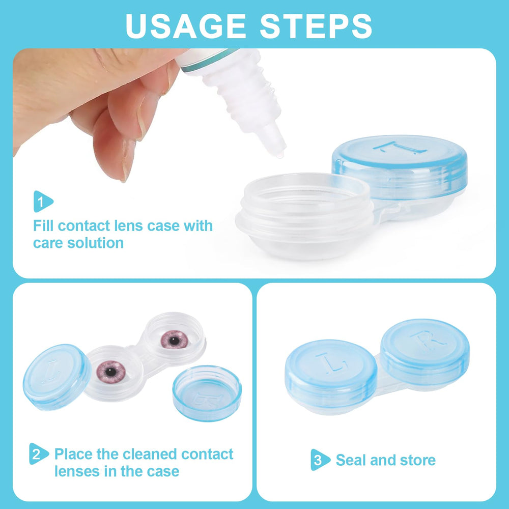 Portable KAOPET lens cases fitting in purse or pocket