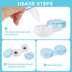 Portable KAOPET lens cases fitting in purse or pocket