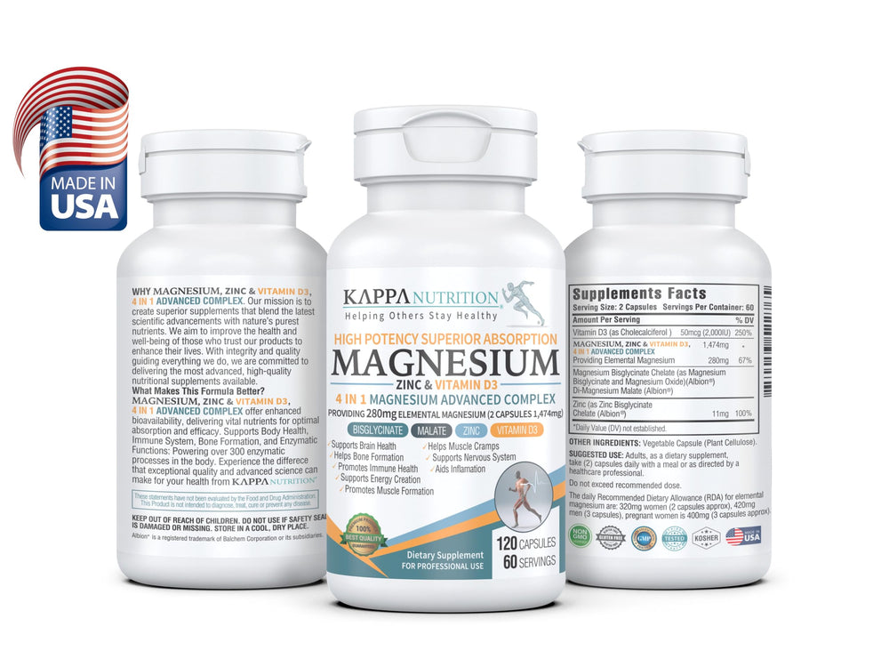 Front of box showing 120 vegan capsules