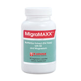 Hero image for Karuna MigraMAXX 90 Vegetarian Capsules featuring Butterbur, Magnesium and Riboflavin
