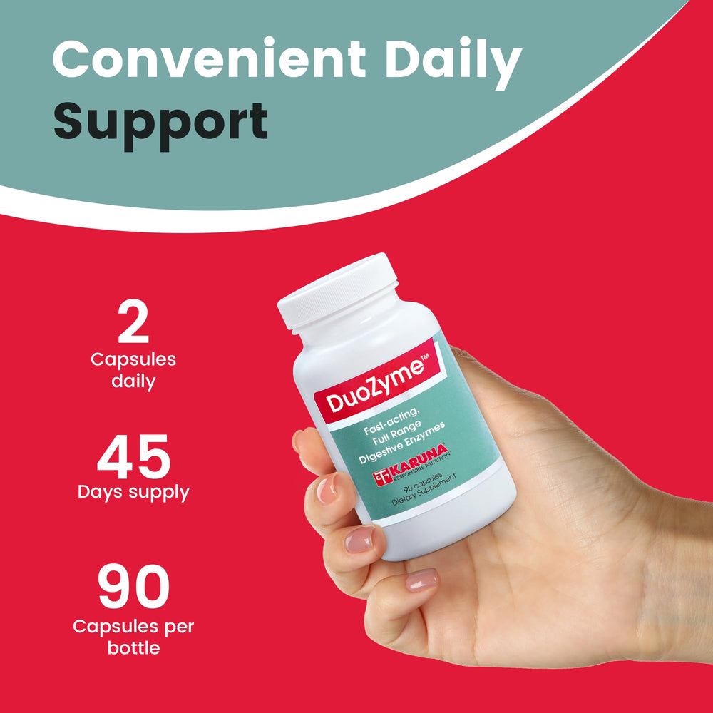 Illustration of enteric-coated enzyme delivery