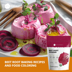 Beet root powder spoon image adding color to recipes