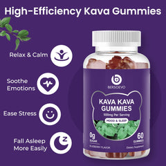 60-count bottle of Bersoevo Kava Gummies