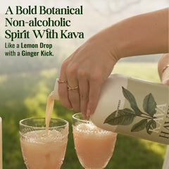 Kava Haven cocktail idea using Lemon Ginger flavor