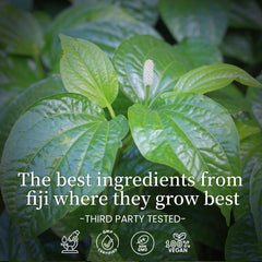 Supplement facts panel close-up