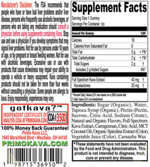 Root beer flavored Kava Kava Gummies 25mg