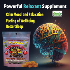 15-count bottle of Kava Kava Gummies 25mg