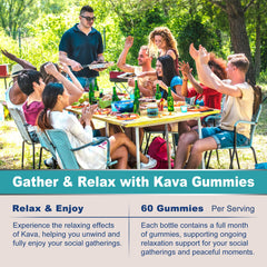 Lifestyle scene showing calm focus with Kava Kava Gummies