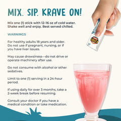 Mood and focus boost imagery for Kava Krave Citrus Berry