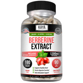 Kaya Naturals Berberine HCL Extract 1200mg bottle