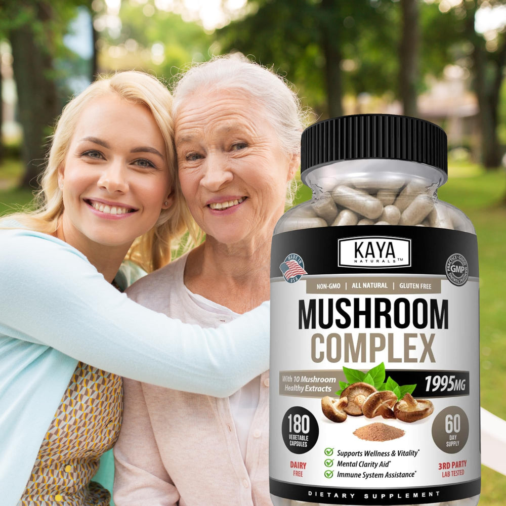 Made in USA, non-GMO, gluten-free badge for Kaya Naturals