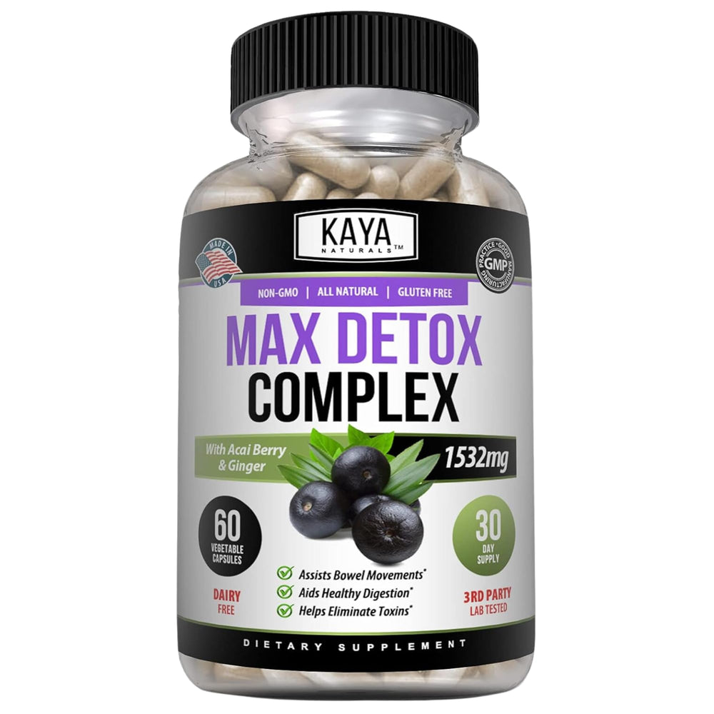 Kaya Naturals Max Detox bottle front view