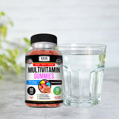 Ingredients and vitamins list on Kaya Naturals packaging