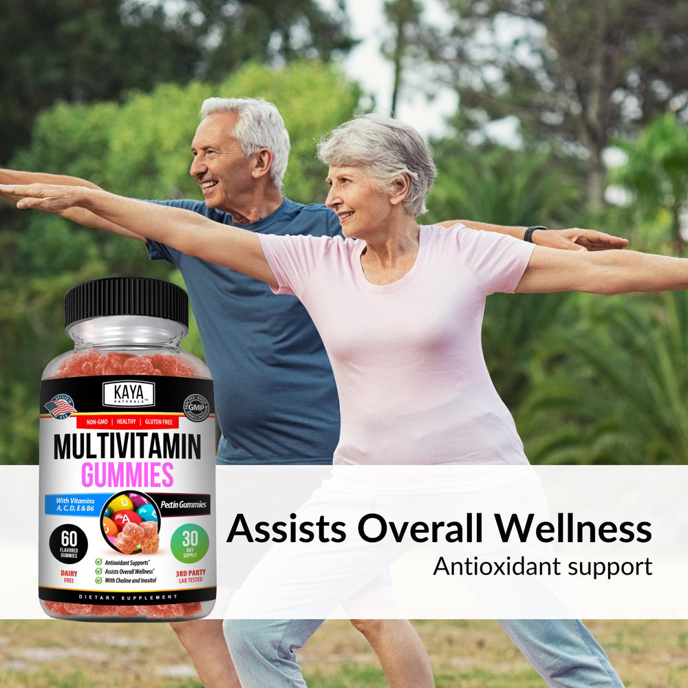 Close-up of strawberry-flavored Kaya Naturals gummies