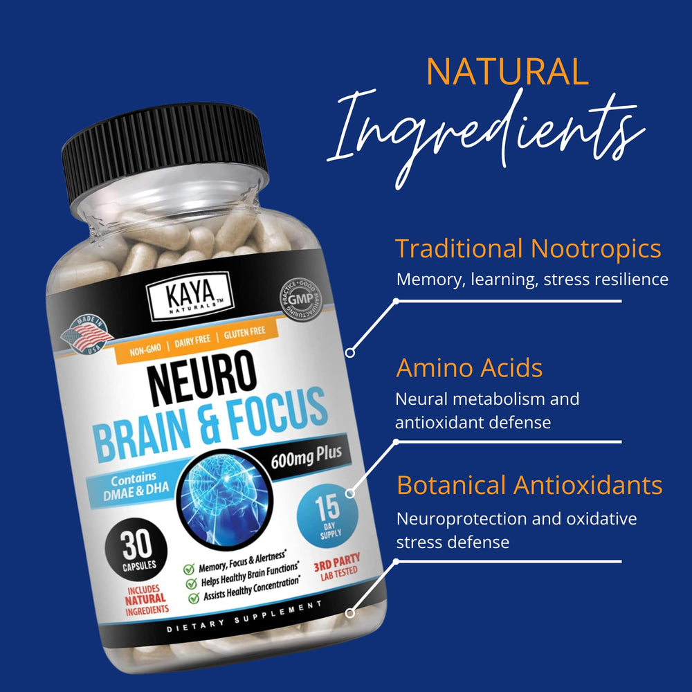 Nutrition facts and serving size on bottle label