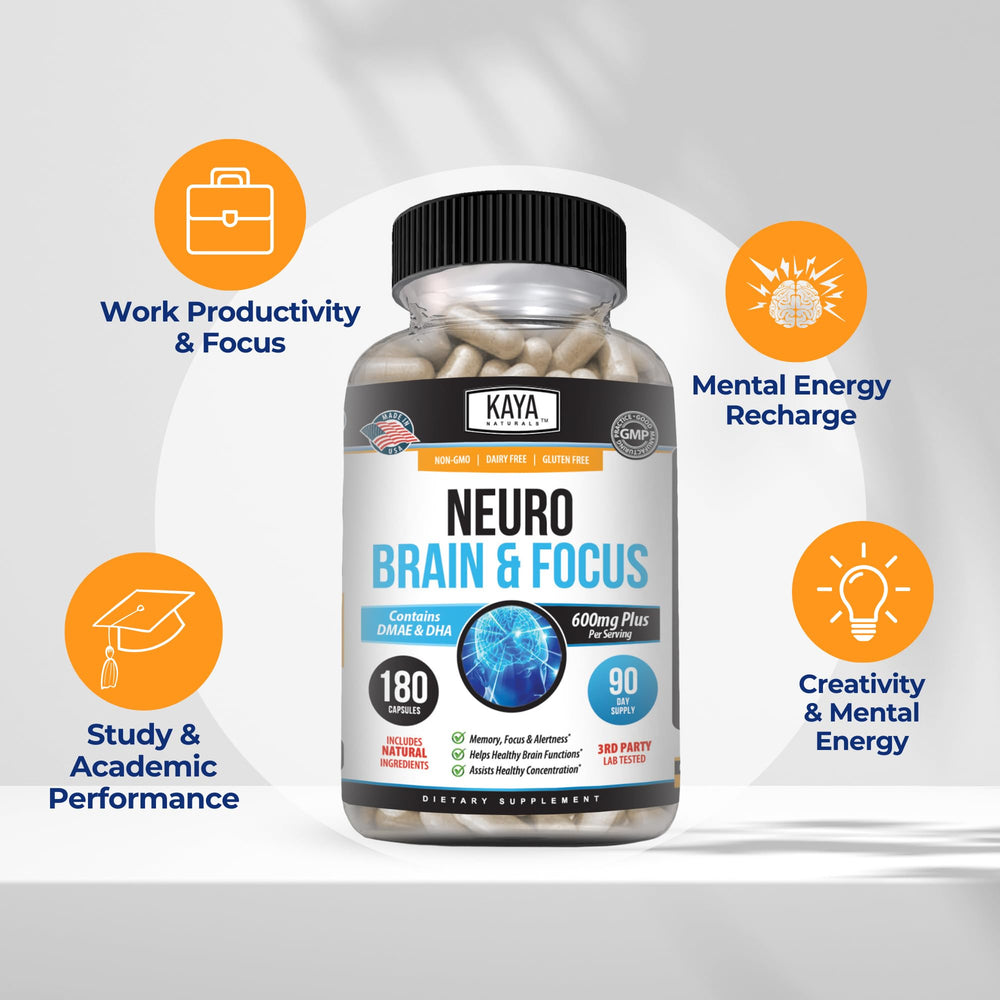 Vitamins and botanical extracts in Kaya Naturals Neuro Brain