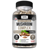 Bottle of Kaya Naturals Premium Mushroom Complex with 1995mg per serving
