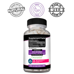 Kaya Naturals Supplement Facts label photo highlighting 40:1 inositol amounts