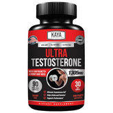 Kaya Naturals Ultra Testosterone bottle on a white background