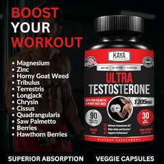 Horny Goat Weed ingredient in Kaya Naturals Ultra Testosterone