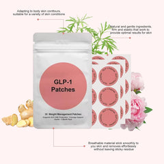 Close-up of GLP-1 patch with L-Glutamine and Berberine