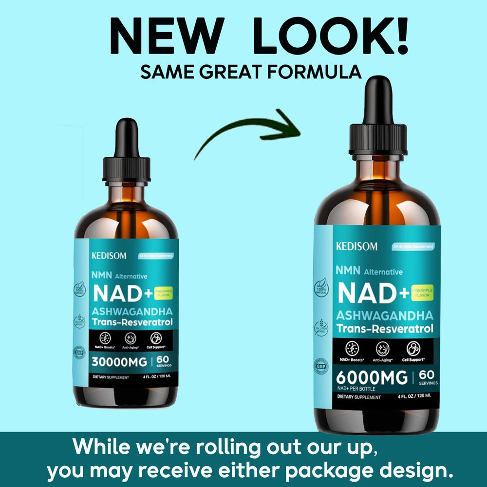 Product packaging and bottle on a clean white background