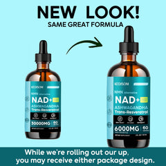 Product packaging and bottle on a clean white background