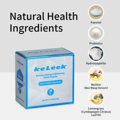 KeLeek hydroxyapatite whitening tooth powder