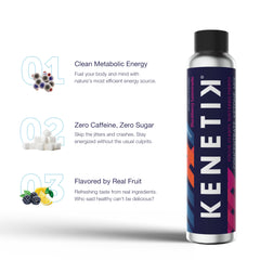 Kenetik Ketone Drink Mix flavors collection highlights three sugar-free options for taste.