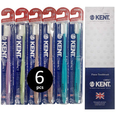Kent Compact Small Head Extra Soft Toothbrush - front view