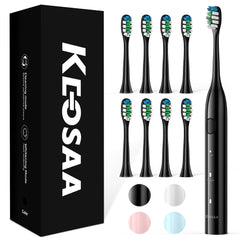 Keosaa ALB-927 electric toothbrush front view in black