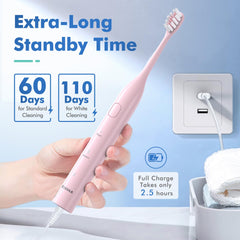 Close-up of 3D end-rounded bristles