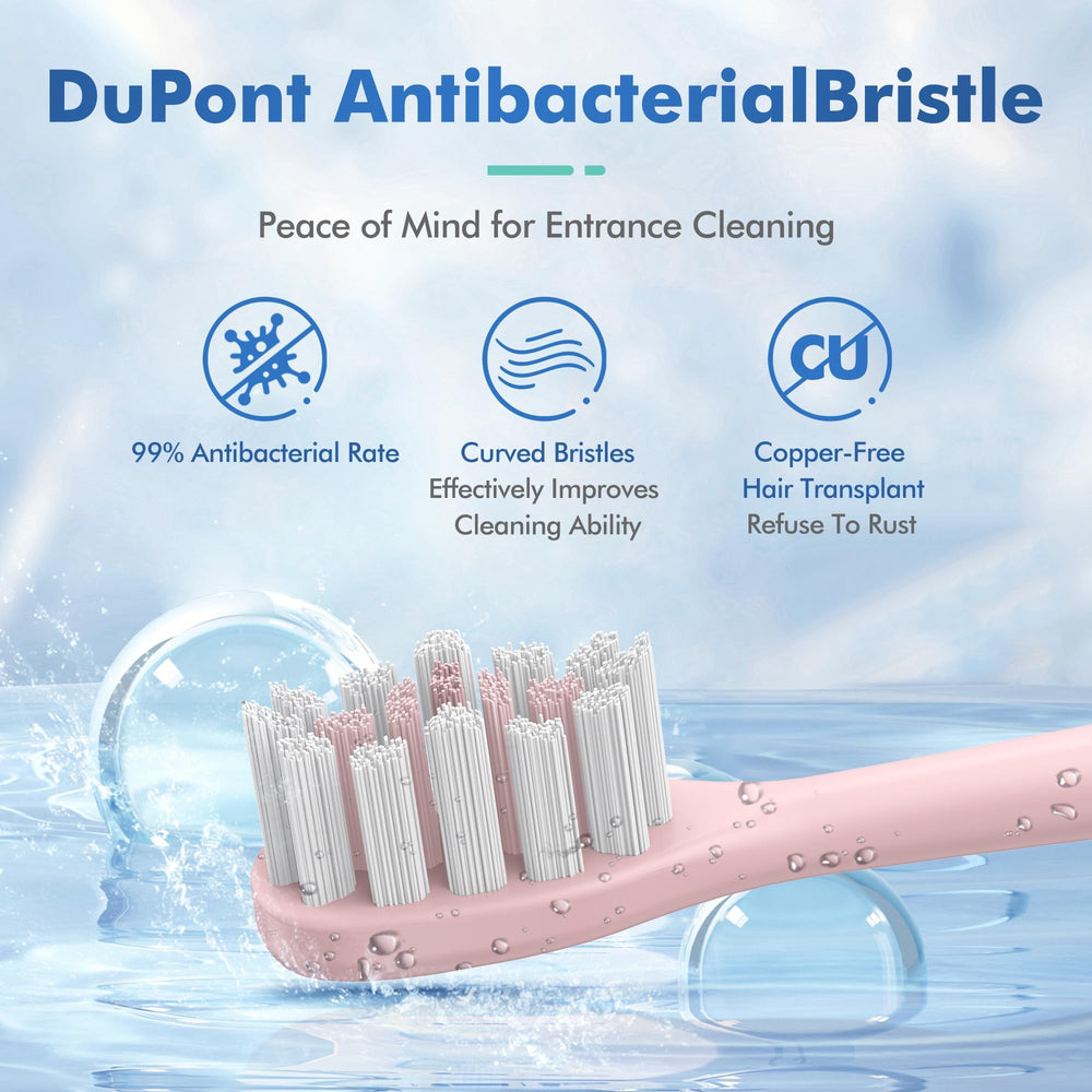 Charging base with Keosaa Pink toothbrush