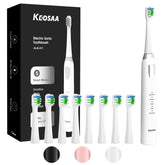 Keosaa Sonic Toothbrush ALB-817 with eight replaceable brush heads