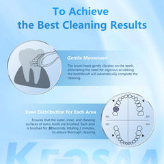 Keosaa ALB-817 in use with label highlighting up to 60 days battery on a single charge