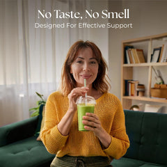 Neutral-flavor MCT oil blending into a smoothie