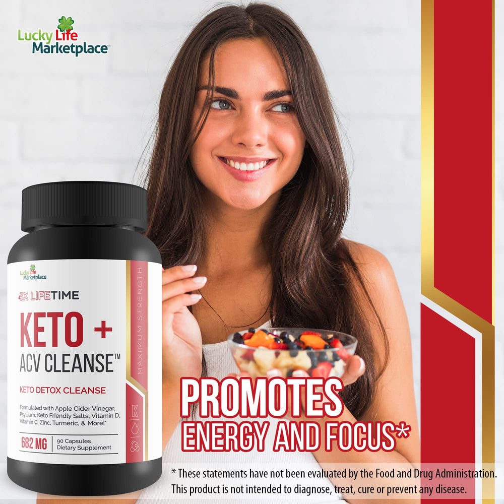 Capsule bottle of Keto + ACV Cleanse