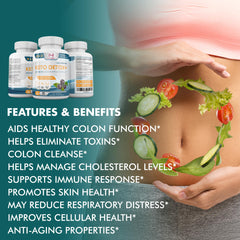 Close-up of Psyllium Husk capsules