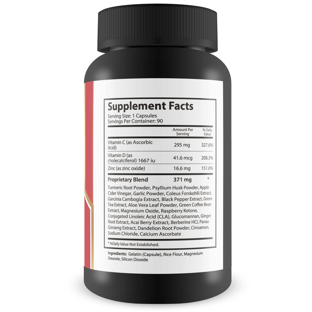 Keto detox digestive support pills