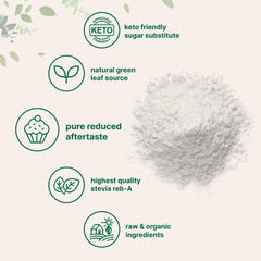 Keto-friendly, zero-calorie stevia powder